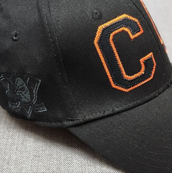 Anaheim Mighty Ducks NHL Cam Fowler C 4 Curved Bill Fitted Hat. - Picture 5 of 9